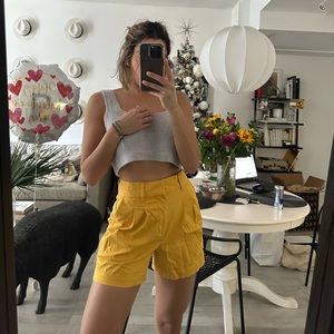 Pleated Khaki Shorts from Gap - High Rise